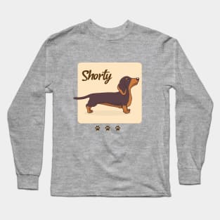 Dachshund Dog Design / Shorty / Cute Dachshund / Wiener Dog / Badger Dog Long Sleeve T-Shirt